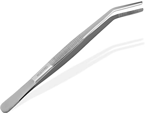 Aquarium Pinzette Gebogen Futterpinzette Pflanzenpinzette 9 cm bis 60 cm (25,0 cm)