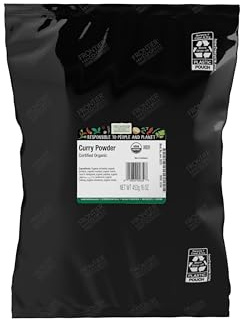 Frontier Co-op Certified Organic Curry Powder, 1-Pound Bulk, Aromatic Blend 11 Indian Cooking Spices for Meat, Seafood, Tofu