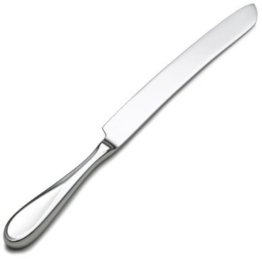 Mikasa Bravo Cake Knife,18/10 Stainless Steel Dessert Serving Knife with Teardrop Handle, Lustrous Finish, Dishwasher Safe, Pairs with Bravo Pie Server