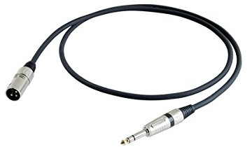 Proel stage335lu1 cavo audio – cavi audio (6.35 mm, XLR, 3-pin), Lui, lui, Destro, Destro)