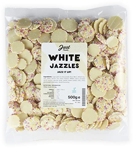 Just Treats White Chocolate Snowies (500g Share Bag)…