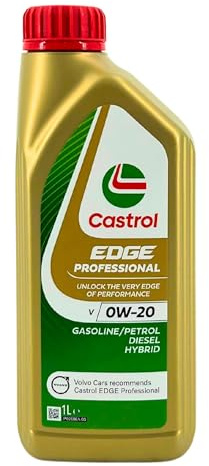 6 liter CASTROL Edge motorolja titan 0 W20 V ACEA C5 för Volvo VCC RBS0-2AE