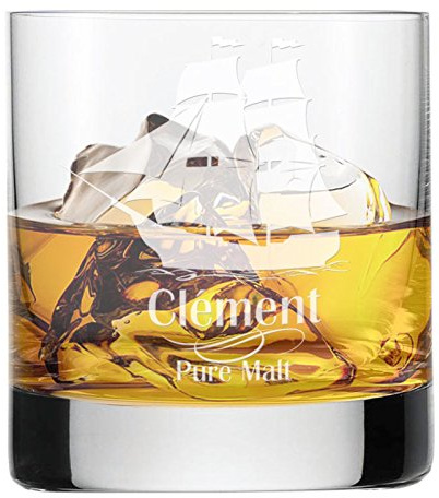 Amikado - Vaso de whisky grabado con Nombre Modelo Barco