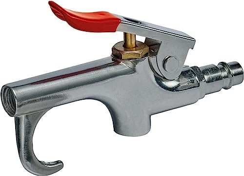 Einhell Original Kompressor-Ausblaspistolen-Set, 7-tlg. | für Kompressoren bis 8 bar | Ausblaspistole | Ballnadel | Düsen | Adapter