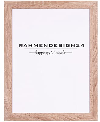 Rahmendesign24 Bilderrahmen Tokio 75x98 SONOMA EICHE Fotorahmen, Wechselrahmen, Posterrahmen, Puzzlerahmen, Rahmen