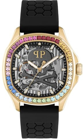 Philipp Plein Automatik Herren Analog Armbanduhr $keleton $pectre