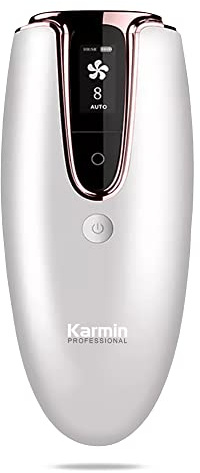 Karmin Silk Series IPL - Dispositivo de depilación profesional, permanente en casa, sin dolor, para mujeres y hombres, sin dolor, seguro y eficaz, color blanco