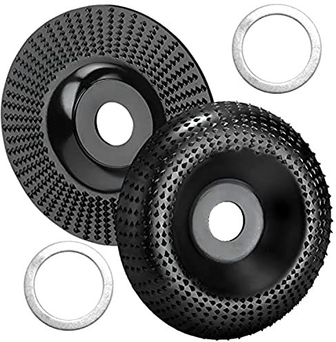 2Er-Pack Holzschleifscheibe für Winkelschleifer 125 Mm Holzschnitzereien HolzfräSer der FräSscheibe