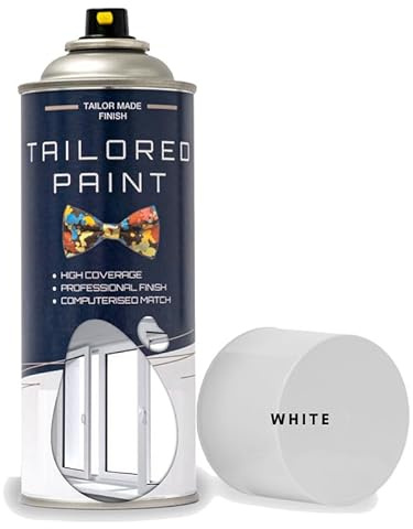 Tailored Paint Upvc Window & Door Aerosol Spray Paint For Facia Boards Windows Doors Garage Roller Doors Spouting Guttering - No Primer Needed - Touch Up Gloss