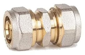 Raccordo giunto dritto a stringere per multistrato - Diametro 26X26 - Spessore 3MM