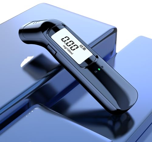B BestCon Wiederaufladbarer Alkoholtester mit Sprachansage, Alkoholtester mit LCD-Bildschirm, professioneller Alkoholtester für zu Hause, für den professionellen Einsatz