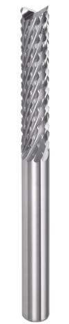 QUARKZMAN Punte Fresa 4mm 1/6(4mm Punte Router CNC Metallo Duro Integrale | per Intaglio Legno Fresatrice Circuito Stampato PCB, Codolo Dritto Taglierina Incisione, con Coltello Mais