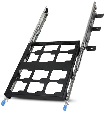 Mounting Plate Compatible with Mil.Waukee, with 20 Slide Rail,Easy Loading and Unloading, Fit for Truck Vans & Trailers