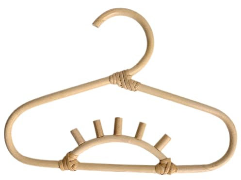 MAGICLULU Rattan-kleiderbügel-Set Für Kinder – Kleiderbügel Für Babykleidung Gratfrei Für Kinderzimmer Kleiderschrank Und Zum Trocknen