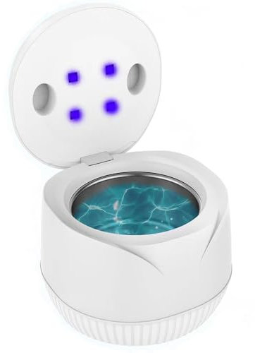 Lavatrice a tenuta ultravioletta a ultrasuoni - lavastoviglie a protesi a ultrasuoni a 45 kHz per calibratori, protesi dentali, vassoi sbiancanti, spazzolini da denti, gioielli, diamanti