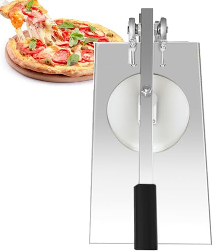 Stainless Steel Pizza Tortilla Dough Press Machine with Extension Rod for Commercial or Family Use - 12-18cm Manual Kitchen Tool for Perfect Pizza Tortilla Crusts, Dough