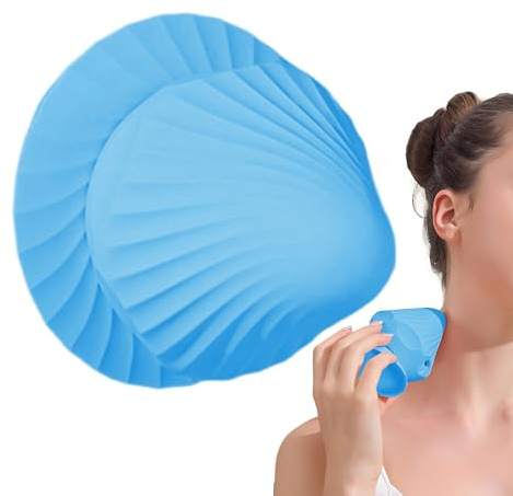 Massageball für den Rücken, Massageball, elektrisches Muskelmassagegerät, wiederaufladbares -Fitnessgerät mit Saugbecher für die Hüftbeine
