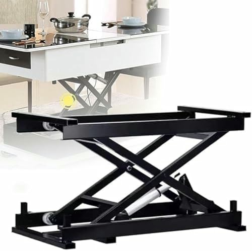 XDRGOOIUY Tavolo elevatore Elettrico a Forbice, Piattaforma di Sollevamento idraulica Regolabile in Altezza con Telecomando Wireless per la movimentazione dei Materiali, per Magazzini e fabbriche