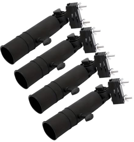 GALPADA 4pcs Adjustable Golf Cart Umbrella Holder Durable Trolley Umbrella Stand for Easy Installation and Secure Support Lightweight and Compact Design for Golf Bags and Carts