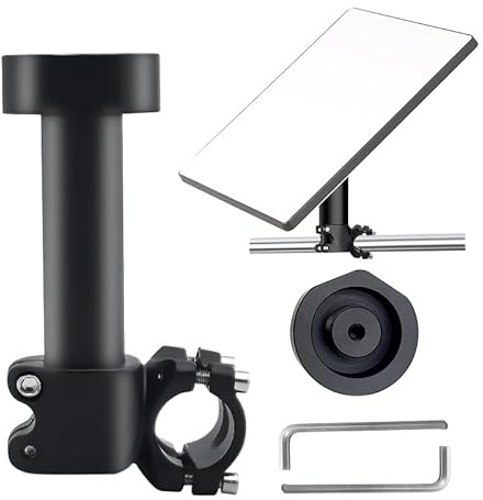 Kit de montage pour Starlink Mini pour camping-car, yacht pour camping-car, porte-bagages de toit en alliage d'aluminium et support de serrage avec design antidérapant pour Starlink Mini Satellite