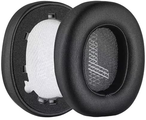 Ersatz-Ohrpolster mit weichem Memory-Schaum kompatibel mit JBL E65 E65BTNC Duet NC Live 650BTNC Live 660BTNC Wireless Over-Ear-Kopfhörern
