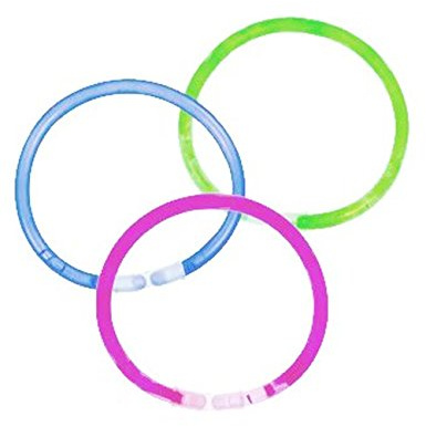 fabrikneue Knicklichter, Glow Sticks, Leuchtsticks, 100er Pack