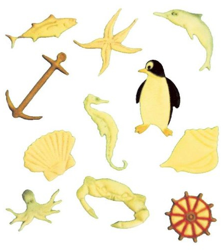 Cutter FMM Marine Sealife Tappits Set