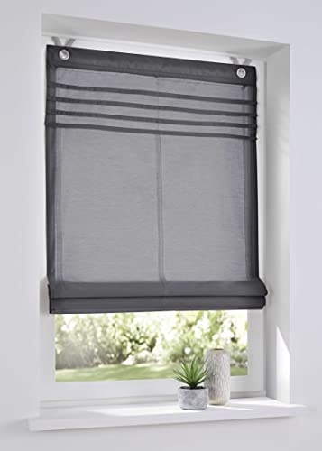 Tenda a pacchetto Kessy, 45, 60, 80, 100 x 140 cm, Tessuto, grau, ca. 45 x 140 cm