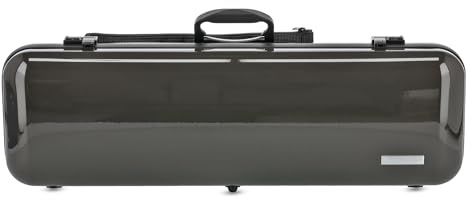 GEWA Violinkoffer AIR 2.1 - Made in Germany - braun hochglanz - Thermoplast-Schale - Leicht und bruchsicher - Zahlenschloss - Zubehörtasche/Notentasche - Rucksackriemen