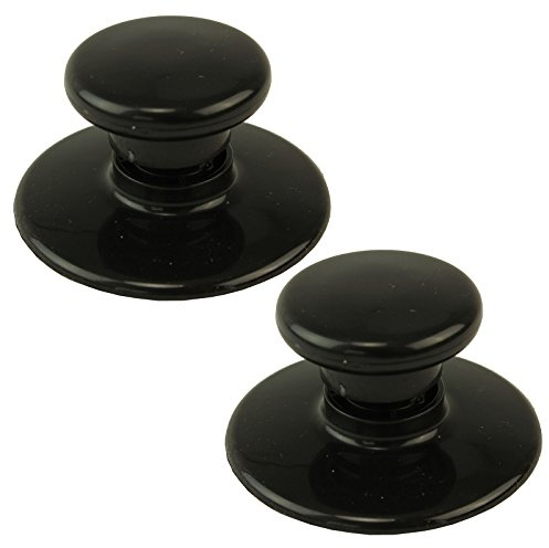 Spares2go Lid Knob & Safety Skirt for Prestige Cookware/Saucepan Set (Pack of 2)