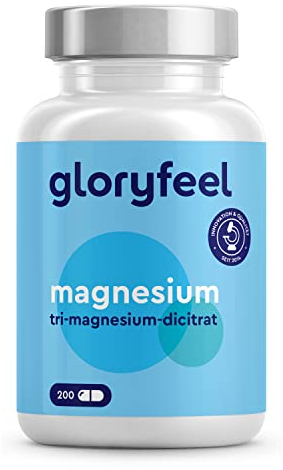 Magnesiumcitrat Kapseln - 2500mg, davon 400mg elementares Magnesium pro Tag - 210 Kapseln Tri-Magnesium Dicitrat Hochdosiert - Vegan, laborgeprüft, ohne Zusätze in Deutschland hergestellt