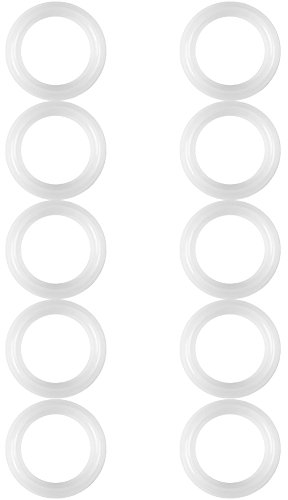 10pcs guarnizioni in Silicone Alimentare guarnizioni Anelli 1.5Morsetto Sanitario rondella per fermentazione Mason Jar Drink