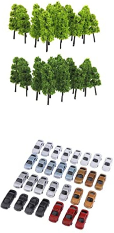 Milageto 1/200 Z Spur 30x 20x Straße Parkzug Layout ACCS