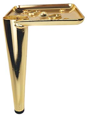 ZXCASDF Tischbein Haarnadel Beine Metalldesign Hairpin Leg Tischbeine Viele Farben | Alle Größen | Rost Möbelfüße Haarnadel Beine Schrank,Gold,17cm