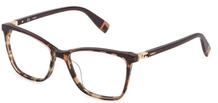 Furla Damen Vfu498v Sonnenbrille, Shiny Brown Havana/Opal Pink, 66