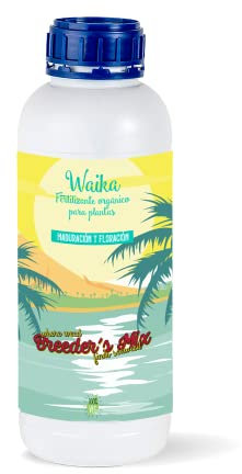 Breeder's Mix | Fertilizante de Algas Waika | Fertilizante Orgánico | Ayuda la Maduración del cultivo | Cualquier tipo de cultivo | 1 Litro