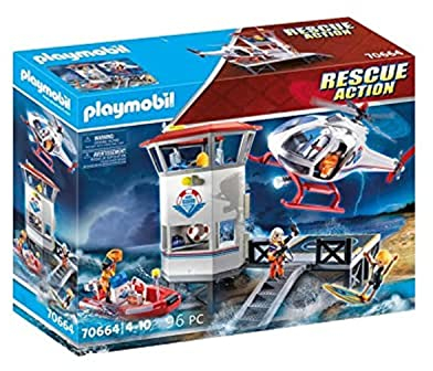 Playmobil Coast Guard Rescue Mission (70664) Mega Set 92 Pieces