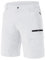 EKLENTSON Men Cargo Shorts Summer Casual Elastic Waist Hill Walking Shorts Lightweight Camping Shorts with Zip Pockets,White,36