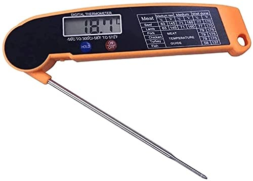 TIST Termometro a Base di Carne Digitale, Istantaneo Leggi Cucina Termometro da Cucina Alimentari con, retroilluminazione per Caramelle, Olio frittura Profonda BBQ.