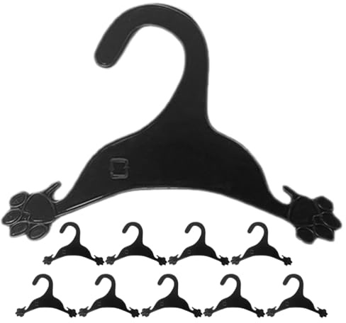 Housoutil 10Er Set rutschfeste Kleiderbügel Für Haustierkleidung Hunde Kleiderbügel Katzen Kompakter Organizer Für Sauberes Aufhängen Von Hunde- Und Katzenbekleidung