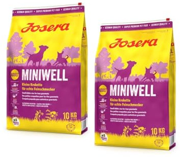 Josera MiniWell 2 x 10kg Sparpaket Trockenfutter für Hunde