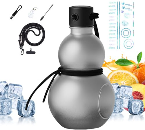 Moreeulsi Gourde de 900 ml, gourde portable D-urable, bouteille d'eau médiévale, gourde de sport, bouteille d'eau de voyage pour salle de sport, bouteille d'eau de voyage pour salle de sport, gourde