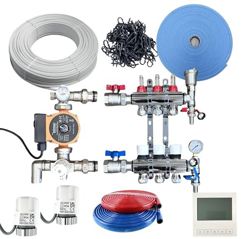 Wärmer System 35-45Sqm Water Underfloor Heating Kit 1 Room