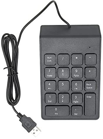 Akozon Numerische Tastatur USB, für PC-Desktop-Notebook-Computer TastaturUS B 18 Tasten Pad Passende Computernummer