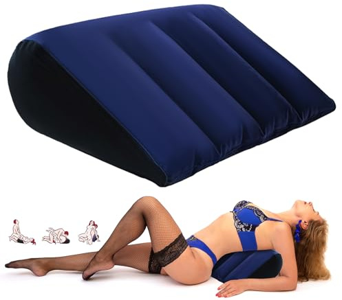 Sex Lendenkissen, Erotic Ramp Aufblasbares Sex Positions Kissen, Lendenkissen Erwachsene für Paar, Männer, Frau, tiefe Position Unterstützung Schlafzimmer Sexmöbel