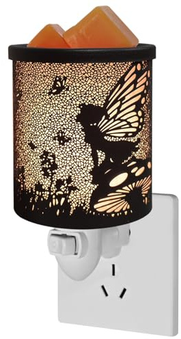 kaakuuki Plug in Wax Warmer Candle Wax Warmer for Scented Wax melt Warmer Plug in Wax melt Warmer Wax Burner Electric Wax Melter Candle Warmer as Home Decor Gifts for Women(Flower Fairy)