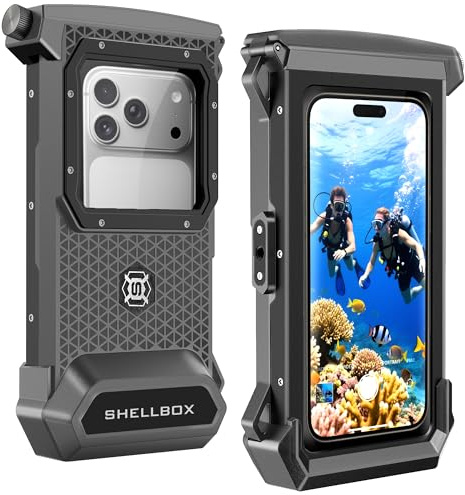 Custodia Impermeabile Smartphone IPX8 Porta Custodia Cellulare Impermeabile Universale Custodia Subacquea Sacchetto per iPhone 17 Pro 17 Air 16e 14 15 16 Pro 14 15 16 17 Pro Max Samsung S25 S24 Ultra