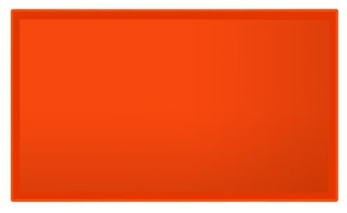 Silikon-Grillmatte 17/22/28/36 Zoll große, lebensmittelechte Silikon-Grillmatte, ganzjährig einsetzbar, fettabweisend, Grill(Orange,22inch)