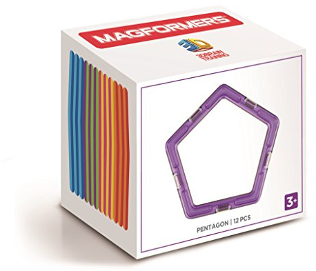 MAGFORMERS 278-34 Magnetspielzeug, Yellow, Blue, Red, Green