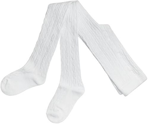 Weri Spezials Damenstrumpfhose mit Zopfmuster Volk Tanzstrumpfhose ökologische Baumwolle mit Komfortzwickel. Trachtstrumpfhose.